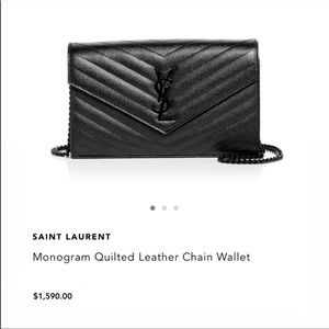 MONOGRAM CHAIN ysl